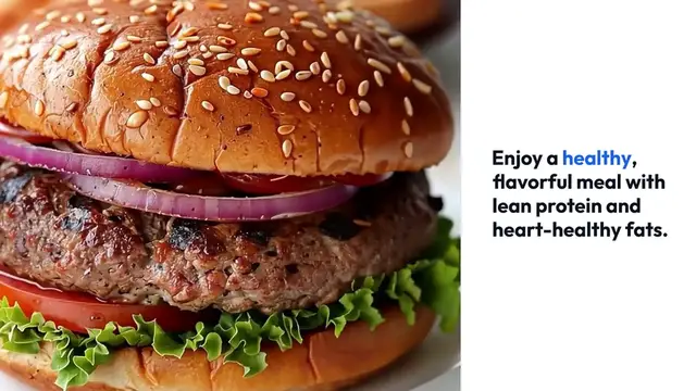 'Video thumbnail for Healthy Avocado Turkey Burger with Crispy Sweet Potato Fries'