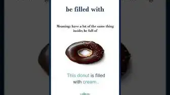 Video thumbnail for "Be filled with" meaning | "be filled with" in a sentence | Common English Idioms #shorts