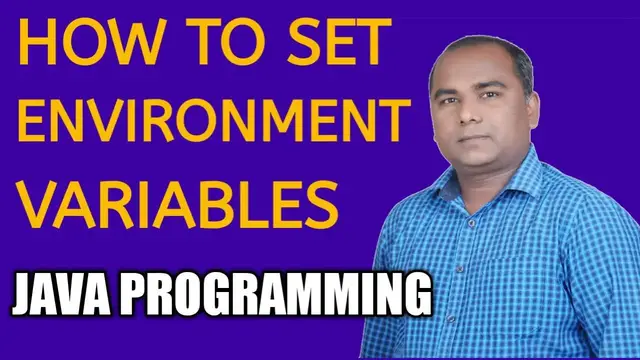 Video thumbnail for How to SET Environment Variables for JAVA Windows 10 | Java Language