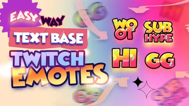 Video thumbnail for How to make Text-Based TWITCH EMOTES in photoshop (for Beginners)