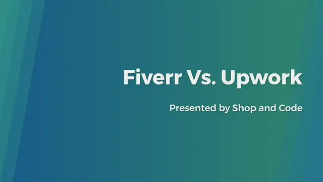 Video thumbnail for Fiverr Vs Upwork