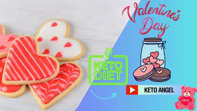 Video thumbnail for Valentine's day keto cookies recipe: video blog