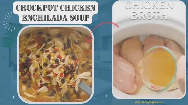 'Video thumbnail for Crockpot Chicken Enchilada Soup'