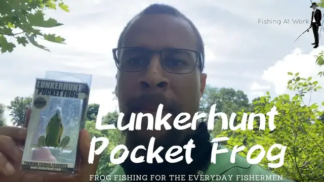 Video thumbnail for Lunkerhunt Pocket Frog - Lifelike Topwater Bass Fishing