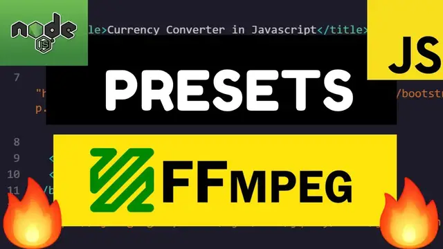 Video thumbnail for FFMPEG Commad Preset Very Fast UltraFast to Process Media Files Videos and Images Faster Tutorial