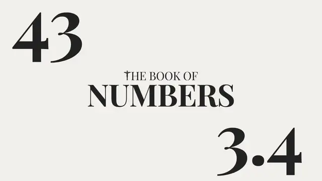 Video thumbnail for DAY 43 | The Book of Numbers: Chapter 3-4