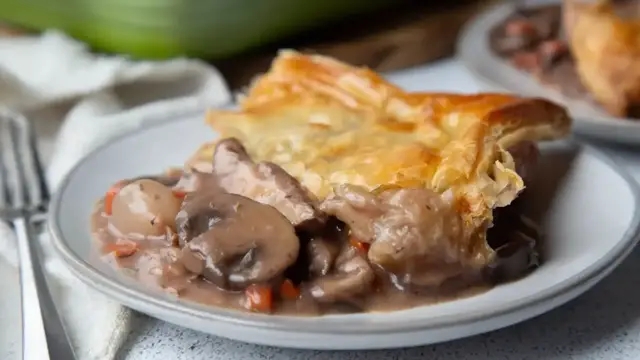 'Video thumbnail for Earthy Mushroom Medley Pot Pie Recipe'