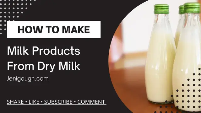 Video thumbnail for How To Make Milk Products From Dry Milk // Jeni Gough