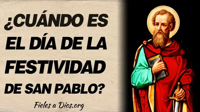 Video thumbnail for 🙏 ¿Cuándo es el día de la festividad de San Pablo? ¿Por qué se celebra? 🙏