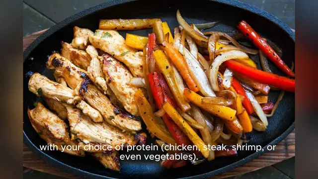 'Video thumbnail for fajita recipe'