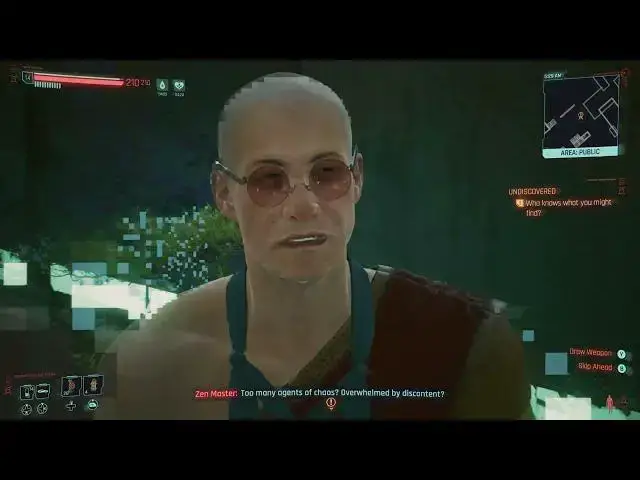 Video thumbnail for Cyberpunk 2077 - Stairway To Heaven: Talk To The Zen Master Water Element Mediatation XSX Gameplay