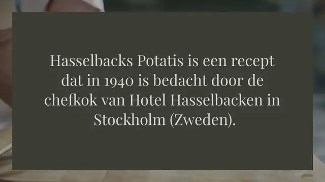 Video thumbnail for Hasselback aardappel gratin