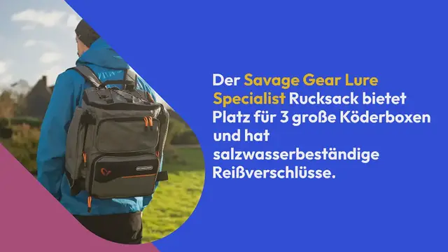 Video thumbnail for Savage Gear Lure Specialist Angeltasche im Test