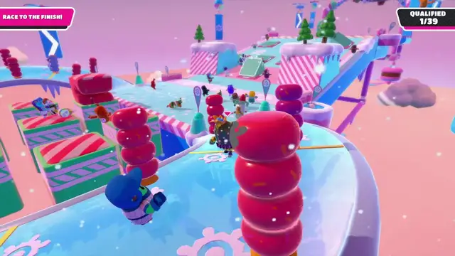 Video thumbnail for Fall Guys: Ultimate Knockout Gameplay | Season 3 | Tundra Run