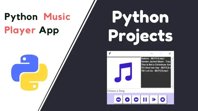 Video thumbnail for How to Build a music player using Python | Tkinter | GUI