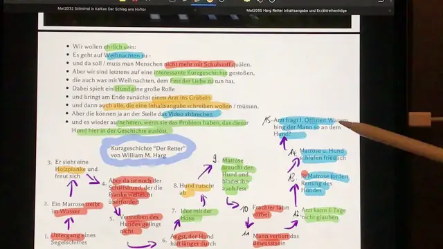 Video thumbnail for Kurzgeschichte "Der Retter" - Inhaltsangabe mit geänderter Reihenfolge