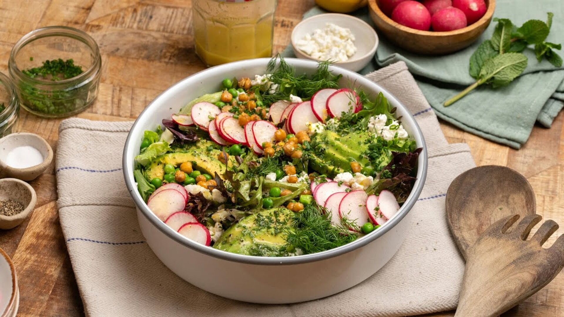 Video thumbnail for This Chickpea Salad Is Packed With Protein And Spring Flavors