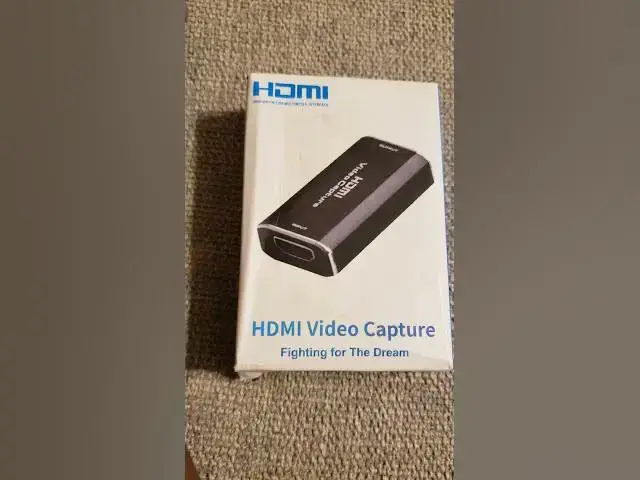 'Video thumbnail for unboxing HDMI Video Capture final'