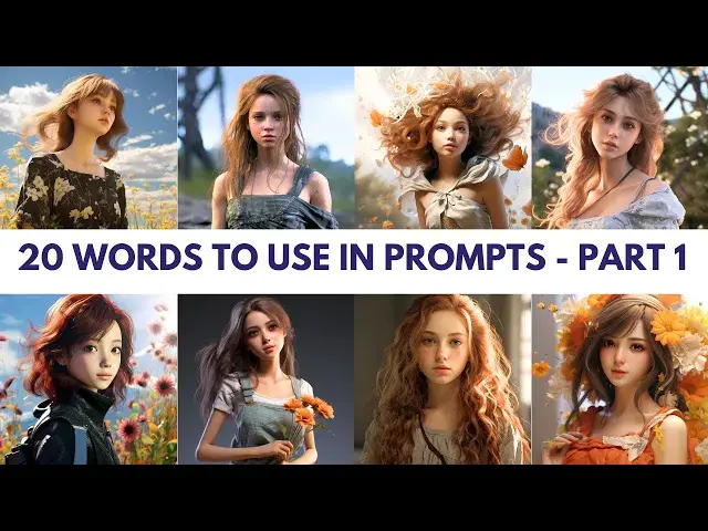 'Video thumbnail for Midjourney 5.2 - 20 words to use in your prompts with examples | Part 1'
