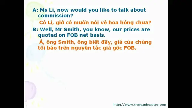 Video thumbnail for English for Trade, Finance, and Bank Unit 21 - Dialogue 002
