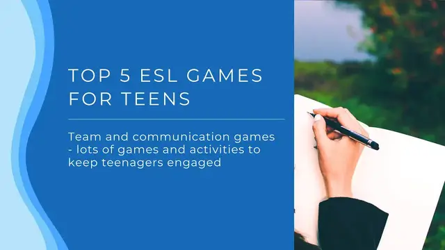 Video thumbnail for Top 5 ESL Games for Teens | Fun TEFL Activities for Middle School and High School Students