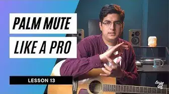 Video thumbnail for How To Palm Mute Guitar | Lesson 13