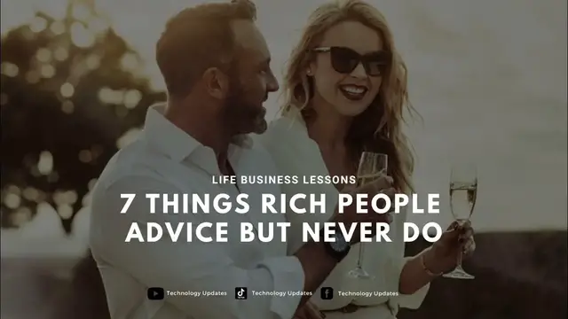 Video thumbnail for 7 Things Rich People Advice But Never Do