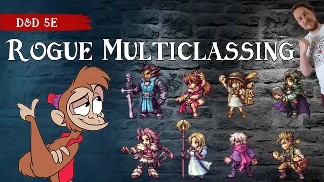 'Video thumbnail for Rogue Multiclassing: Fun Concepts and Practical Guidance for D&D 5e'