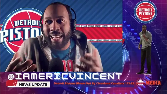 Video thumbnail for The Detroit Pistons' Struggles Continue in 113-85 BLOWOUT Loss to the Cavaliers