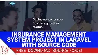 Video thumbnail for Insurance Management System Project in Laravel with Source Code (Free Download)