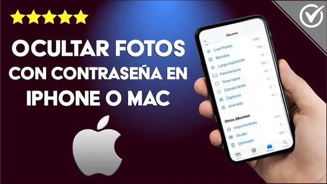 Video thumbnail for ¿Cómo ocultar fotos con contraseña en mi IPHONE o Mac? - Aumentar la privacidad