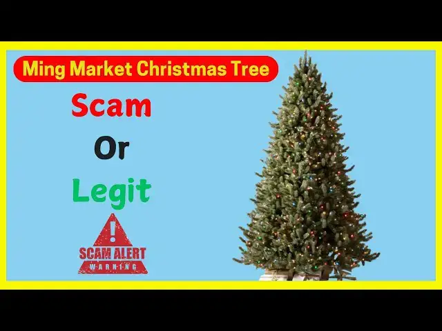 Video thumbnail for Ming Market Christmas Tree Reviews: Before Buy Check Mingmarket.com Is Scam Or Legit? |