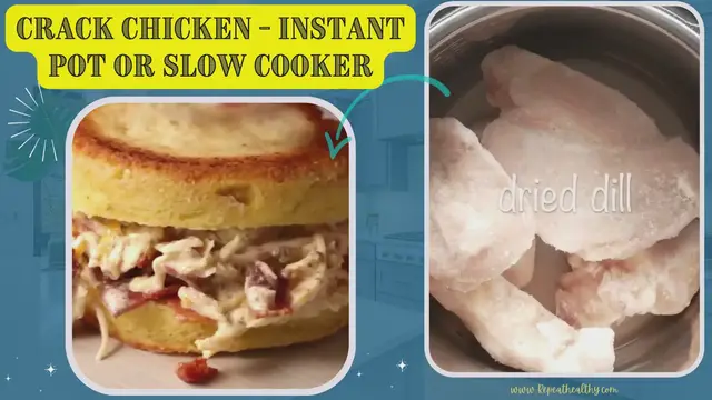 'Video thumbnail for Crack Chicken - Instant pot or Slow Cooker'