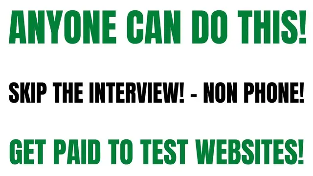 Video thumbnail for Anyone Can Do This | Easy Non Phone Side Hustle | Skip The Interview | Make Money Testing Websites