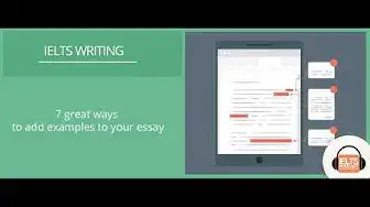 Video thumbnail for 7 great ways to add examples to your IELTS essay