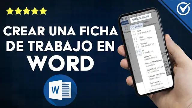 Video thumbnail for ¿Cómo crear una ficha de trabajo en WORD? - Tutorial sencillo y rápido