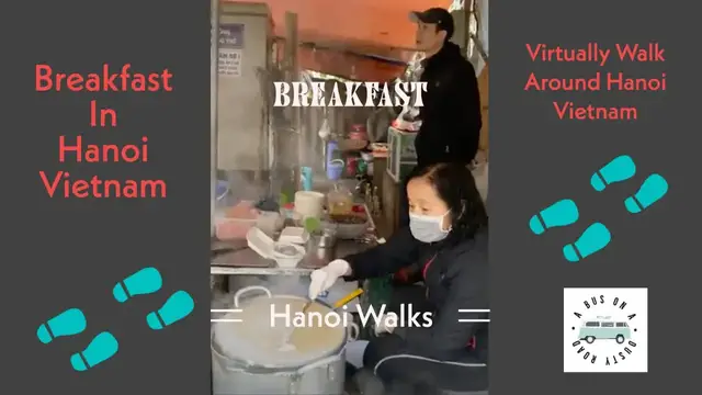Video thumbnail for Breakfast and Shops in Hanoi, Vietnam - #shorts
