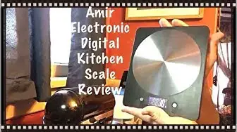Video thumbnail for Amir Electronic Digital Kitchen Scale Review