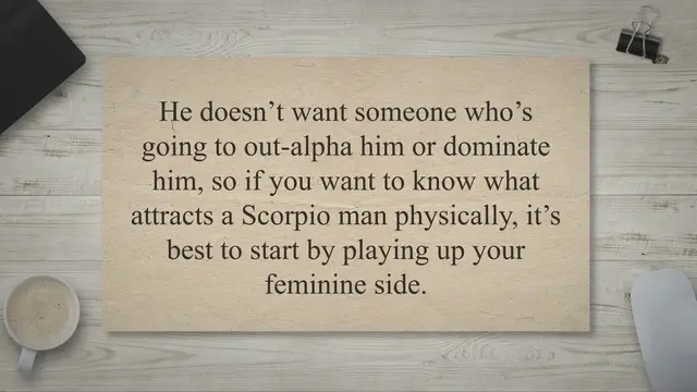 'Video thumbnail for What Attracts a Scorpio Man Physically'
