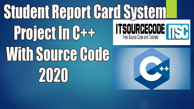 Video thumbnail for C++ Program On Student Report Card With Source Code | C++ Projects with Source Code 2020
