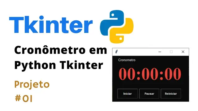 Video thumbnail for Curso Python Tkinter - Cronômetro em Python
