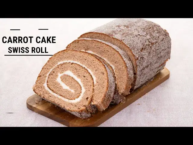 Video thumbnail for Carrot Cake Swiss Roll: video blog