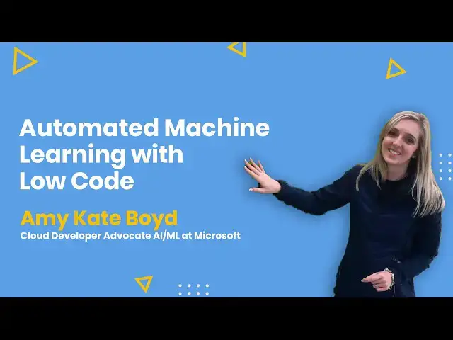 'Video thumbnail for Automated Machine Learning with Low Code - AMA'