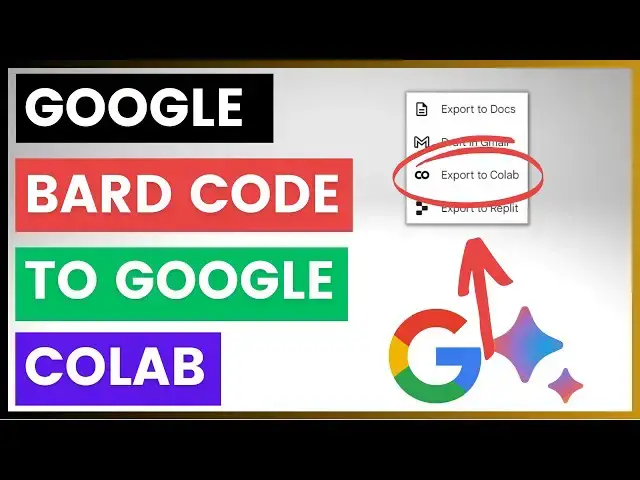 Video thumbnail for How To Export Google Bard Python Code To Google Colab?
