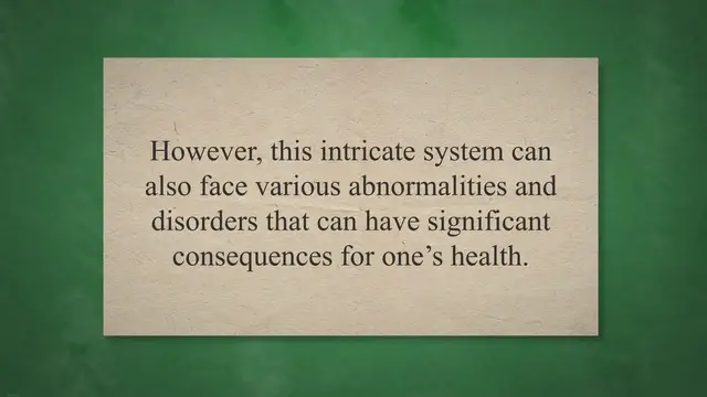 Video thumbnail for Abnormalities and Disorders of the Circulatory System