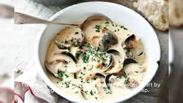 Video thumbnail for Clam Chowder Recipe