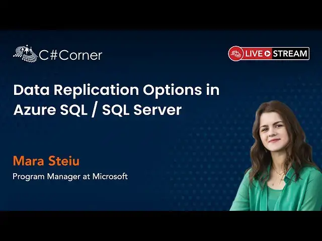 Video thumbnail for Data Replication Options for Azure SQL PaaS Services by Mara Steiu || SQL Server Virtual Conference