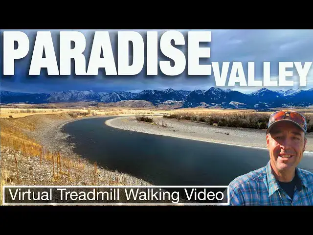 'Video thumbnail for Montana Paradise Valley Virtual Walk - city walks 4k Nature'