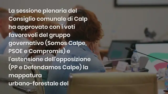 Video thumbnail for Calp approva la mappatura delle foreste urbane per prevenire gli incendi: