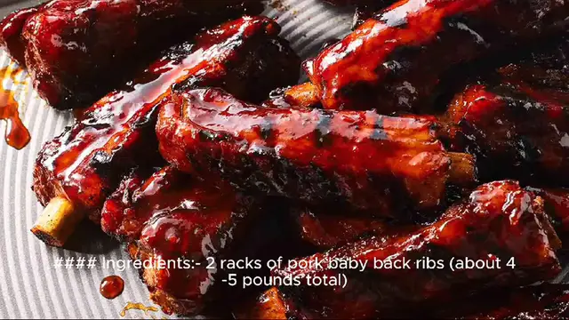 Video thumbnail for BBQ ribs recipe